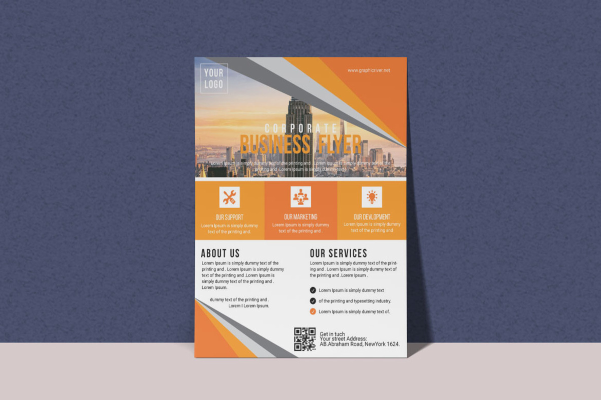 Modern Corporate Business Flyer, a Flyer Template by BrandlyTemplate (Photo 2 of 3)