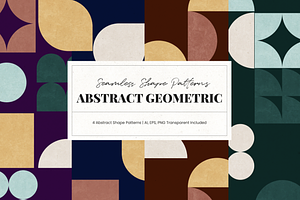 Abstract Geometric Shape Patterns