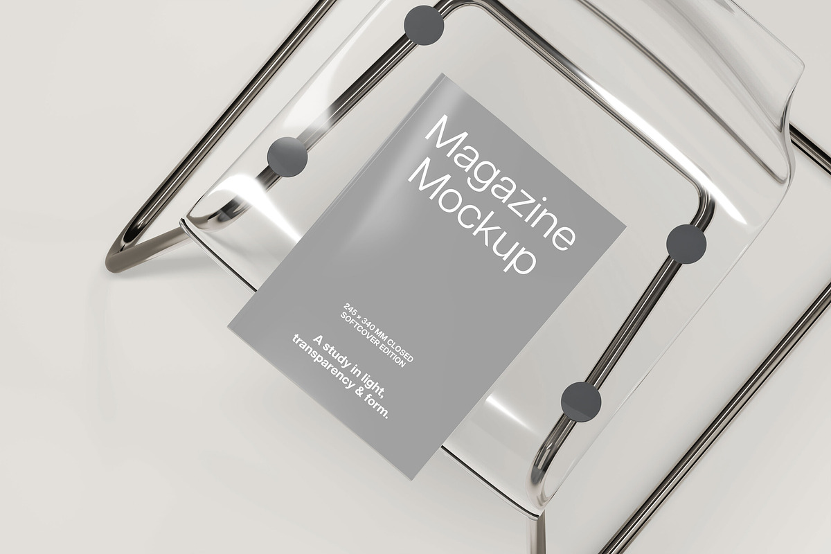 Glossy Magazine Mockup, a Books & Magazine Mockup by pixelbuddha.net (Photo 1 of 6)