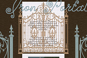 Iron Portals: Decorative Paper Gates, an Object Graphic by Purple (Thumbnail 6 of 14)