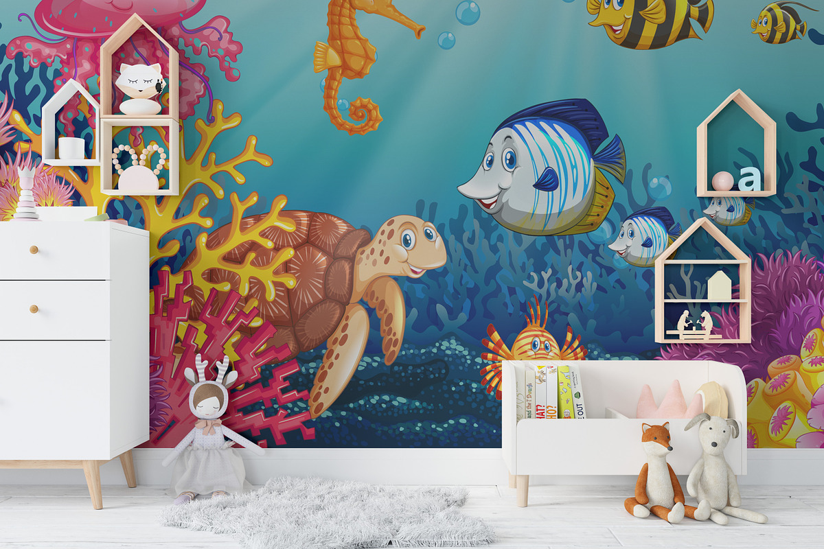 Under Water Landscape, a Texture Illustration by Digital Studio (Photo 4 of 7)