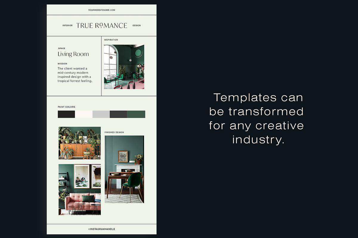Minimal Brand Board Templates, a Product Mockup by ALunadoki Design (Photo 5 of 5)
