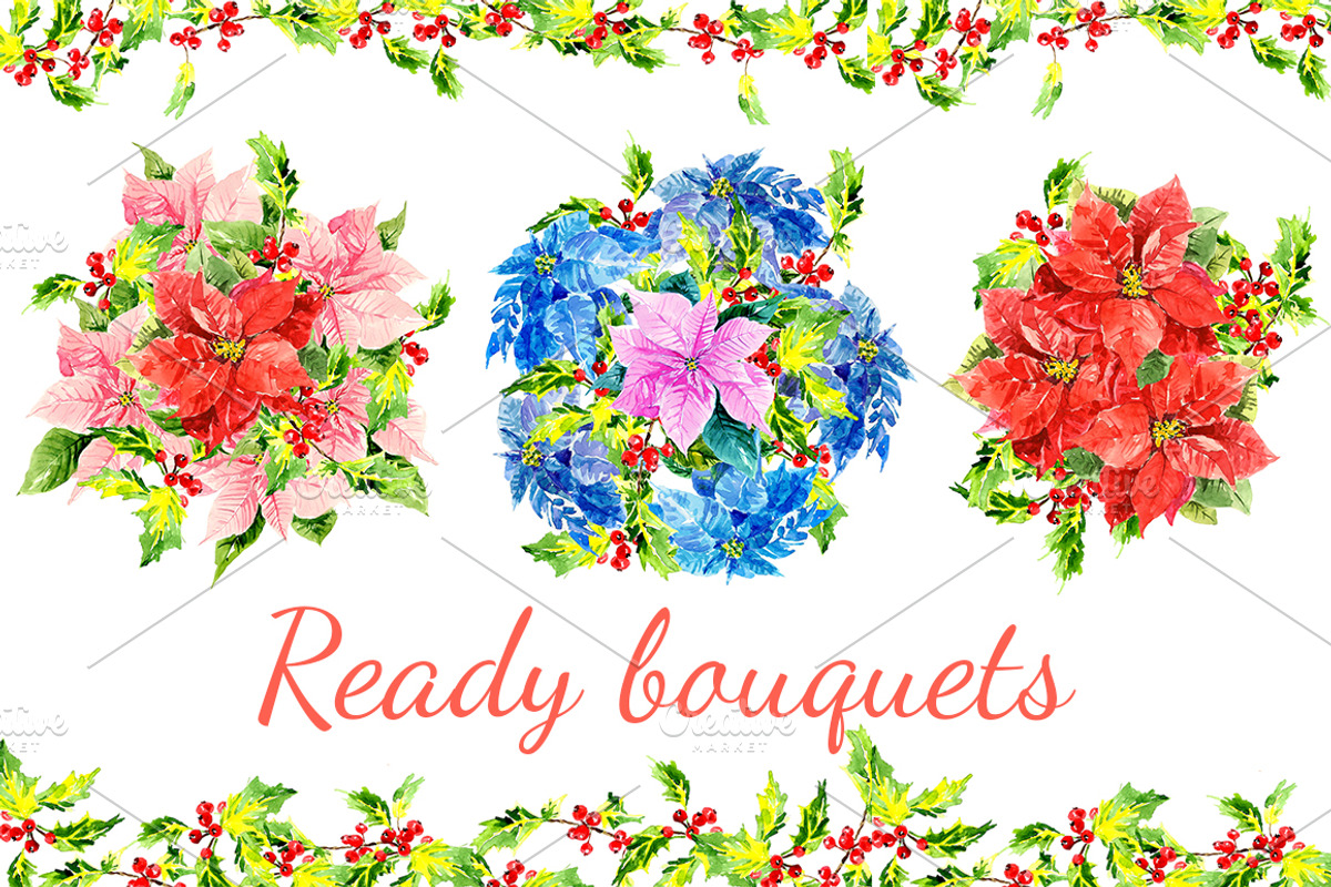 Winter Watercolor Flowers, a Graphic by KannaaDesign (Photo 3 of 5)