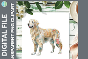Mixed Media Dog Clipart Bundle PNG, an Animal Illustration by Enliven Designs (Thumbnail 5 of 8)