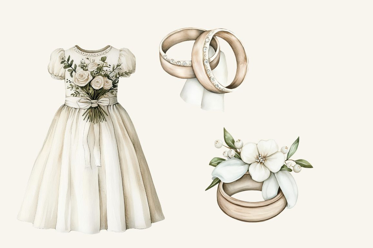 Wedding Accessories Clipart, an Illustration by The Best Digital Plaza (Photo 4 of 5)