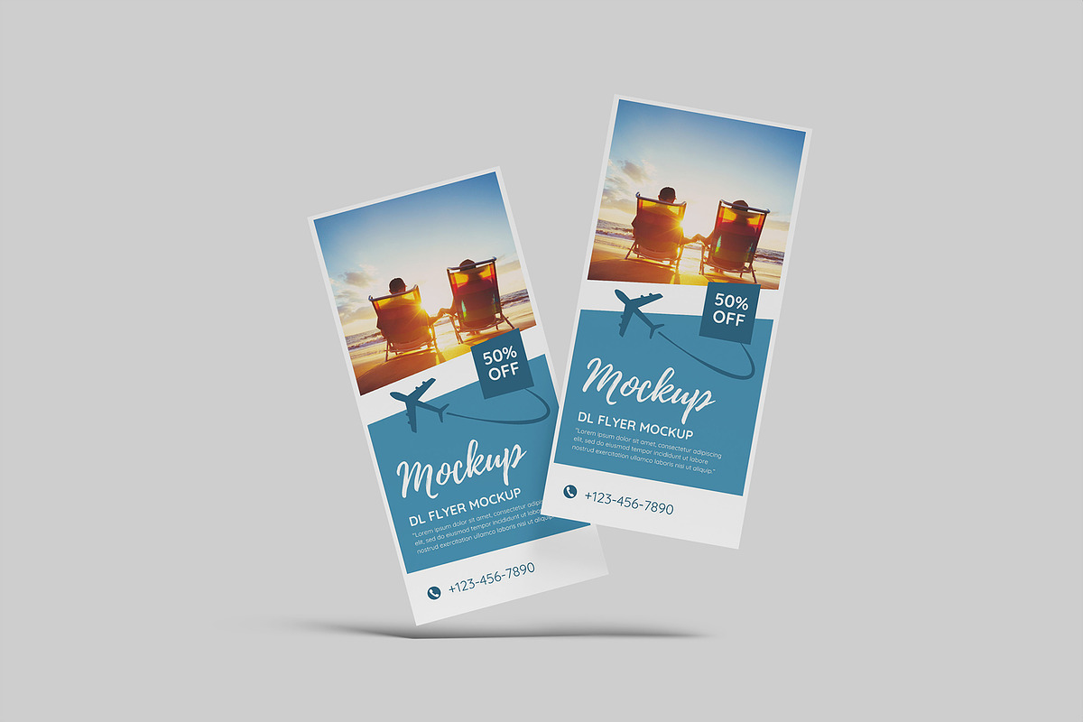 DL Flyer Mockup, a Flyer Template by Graphiculon (Photo 9 of 11)