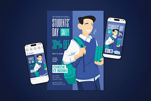 International Student's Day Flyer, a Flyer Template by The Good Store