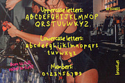 Brooshes Retro Handwritten Font, a Handwritten Font by Artcoast Std. (Thumbnail 4 of 8)
