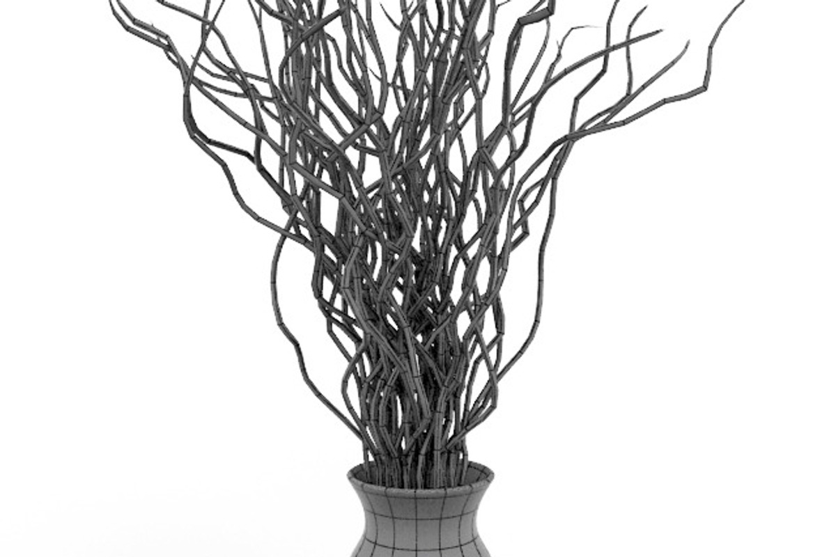 Tree Branch Decor, a Plants & Tree 3D Model by Tedi Permana (Photo 4 of 5)
