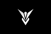 Modern Abstract Flying Bird Logo, a Branding & Logo Template by MenkType Studio (Thumbnail 1 of 2)