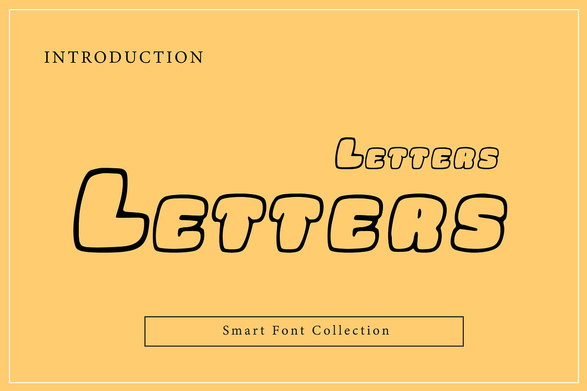 Letters, a Serif Font by Wow Magic (Photo 1 of 2)