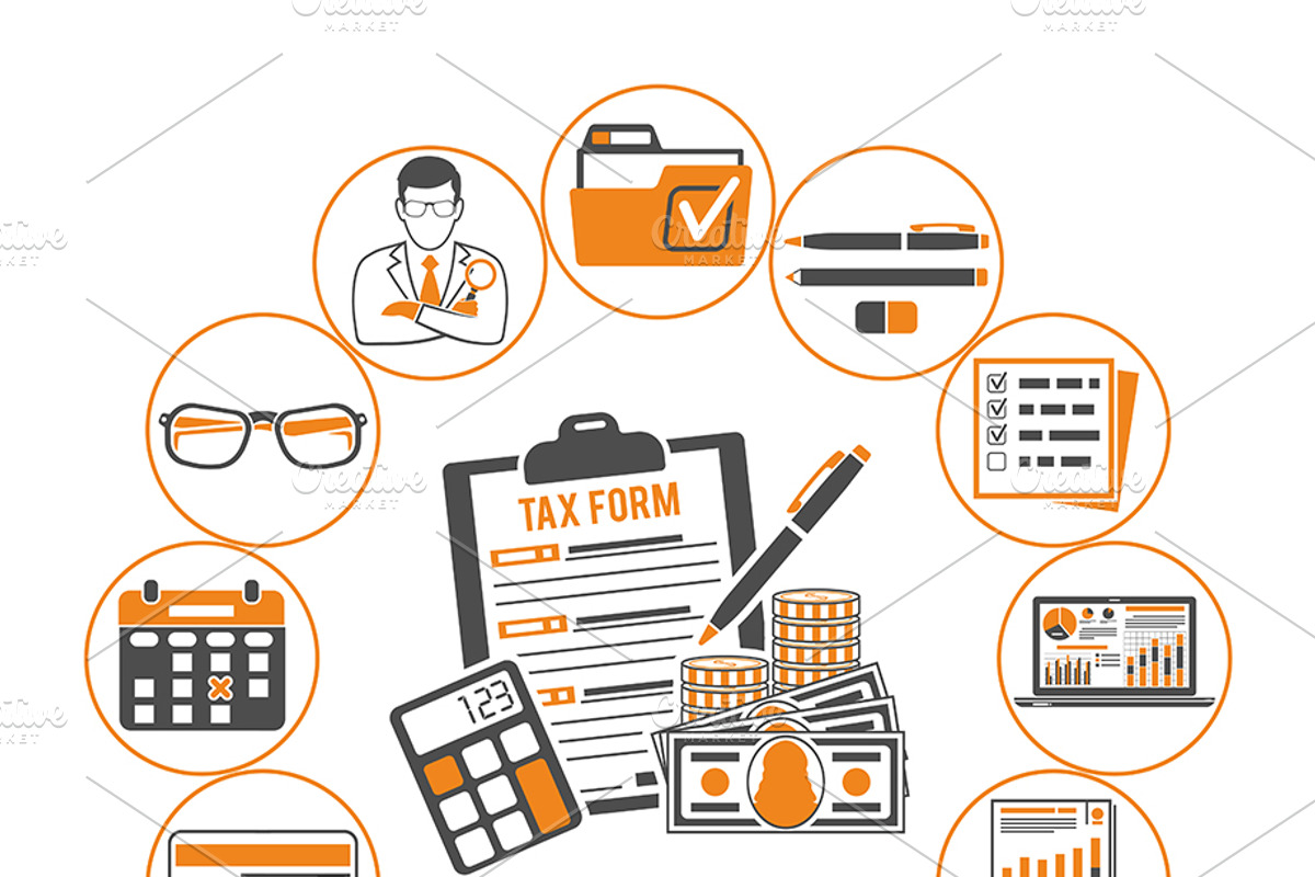 Auditing, Tax, Accounting Concepts, a Finance Illustration by TAlex (Photo 2 of 7)