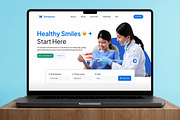 Dental Clinic Website Landing Page, a Landing Page Template by Font Kingdom (Thumbnail 2 of 5)