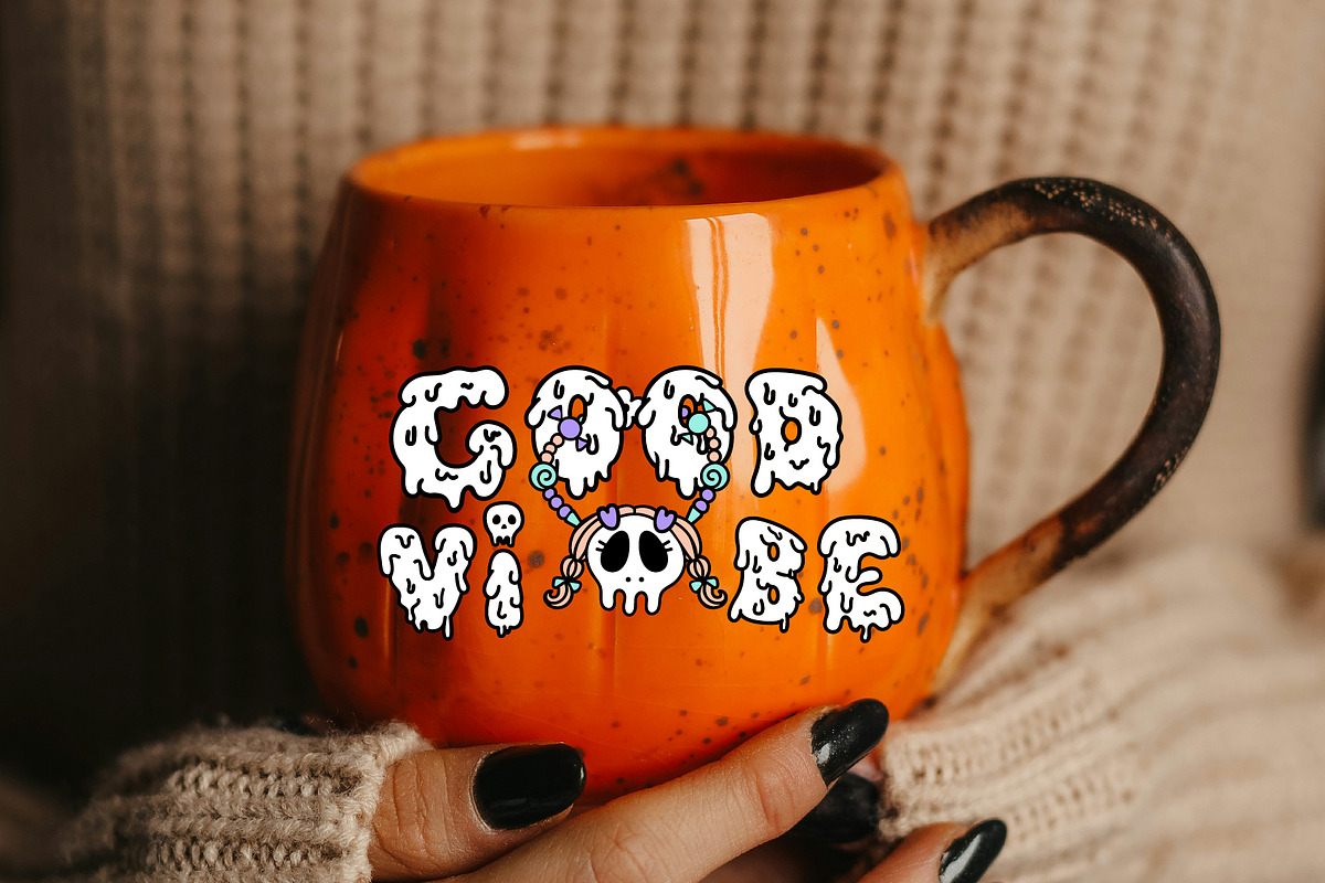 Spooky Vibes Handwritten Font, a Handwritten Font by Kanink Studio (Photo 8 of 14)