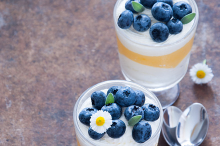 Lemon Blueberry Dessert Containing Berry Fruit And Blue preview 6