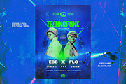 3 Club Flyers - Techno Party, a Flyer Template by Rave Aspect (Thumbnail 4 of 5)