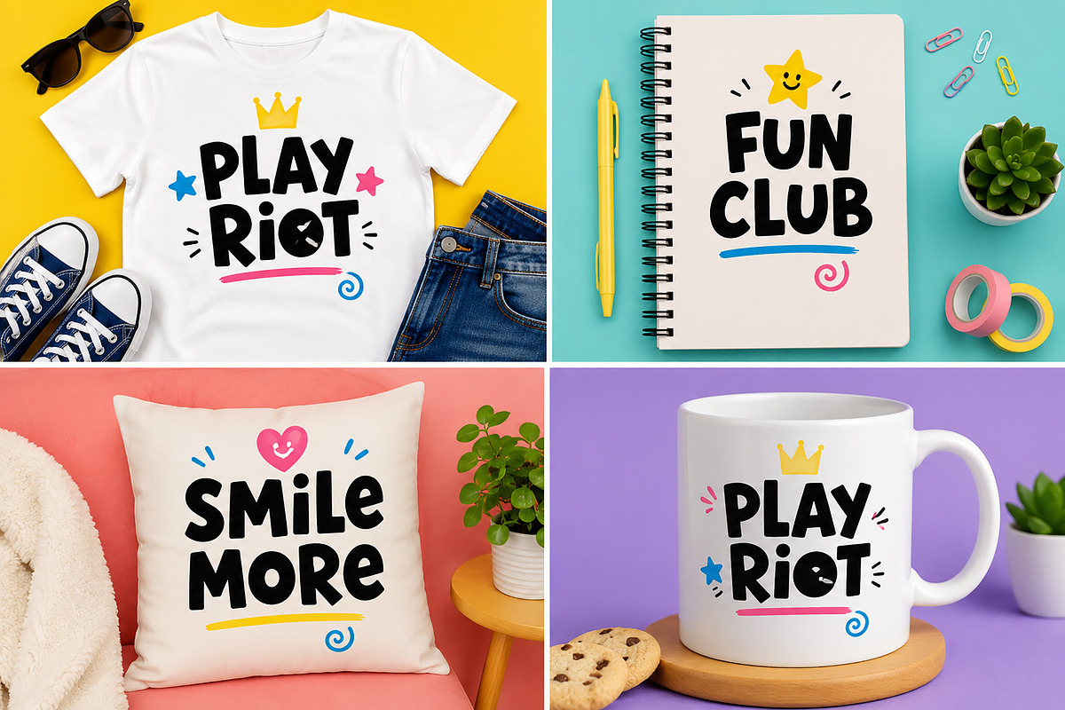 Play Riot, a Slab Serif Font by Wow Magic (Photo 5 of 6)