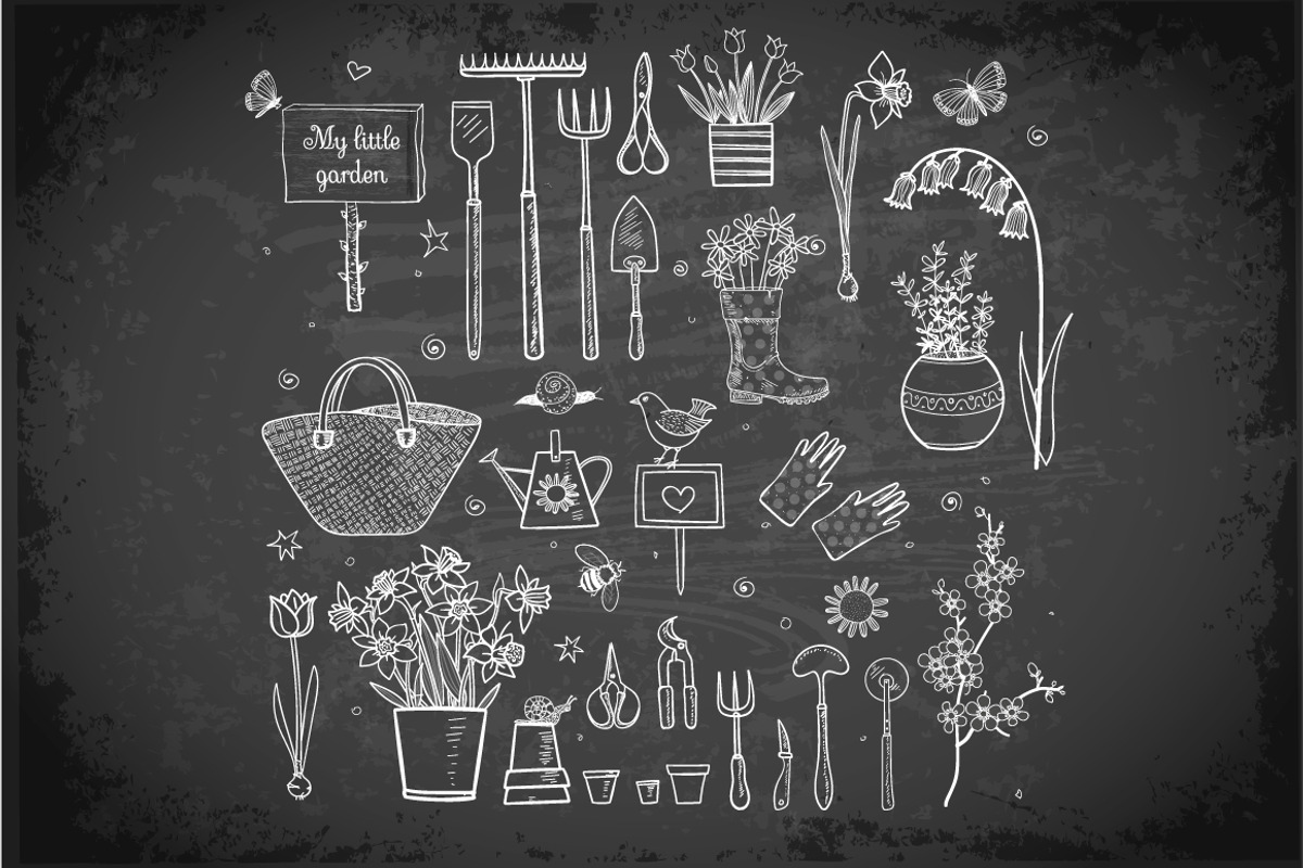 Garden sketches, an Illustration by Elina_Li (Photo 6 of 15)