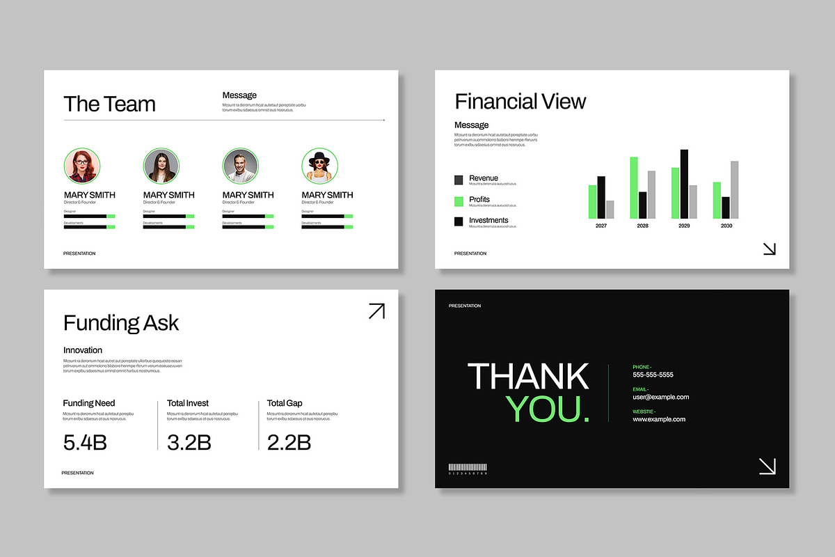 Investor Pitch Deck Presentation, a Presentation Template by Mighty-Slide (Photo 5 of 5)