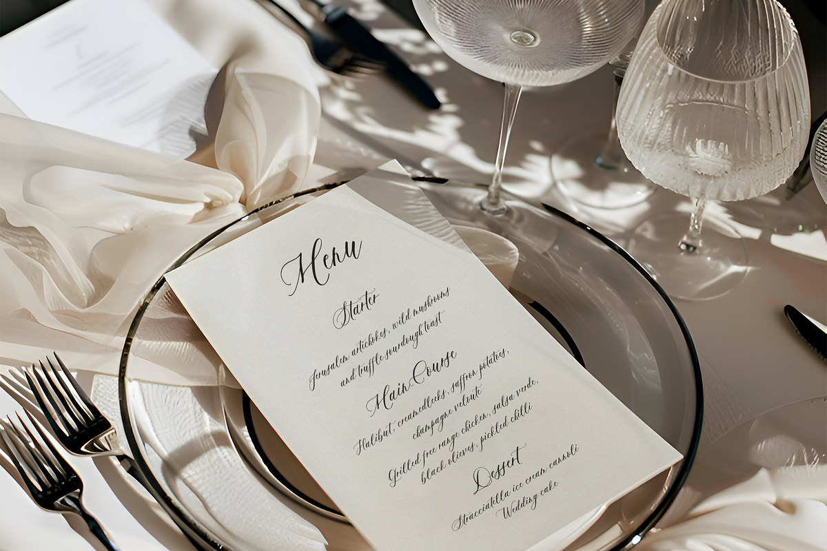 Franchesca |Wedding Calligraphy Font, a Script Font by Calamar Studio (Photo 11 of 15)