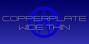 Copperplate Wide, a Sans Serif Font by Wiescher-Design (Thumbnail 1 of 10)