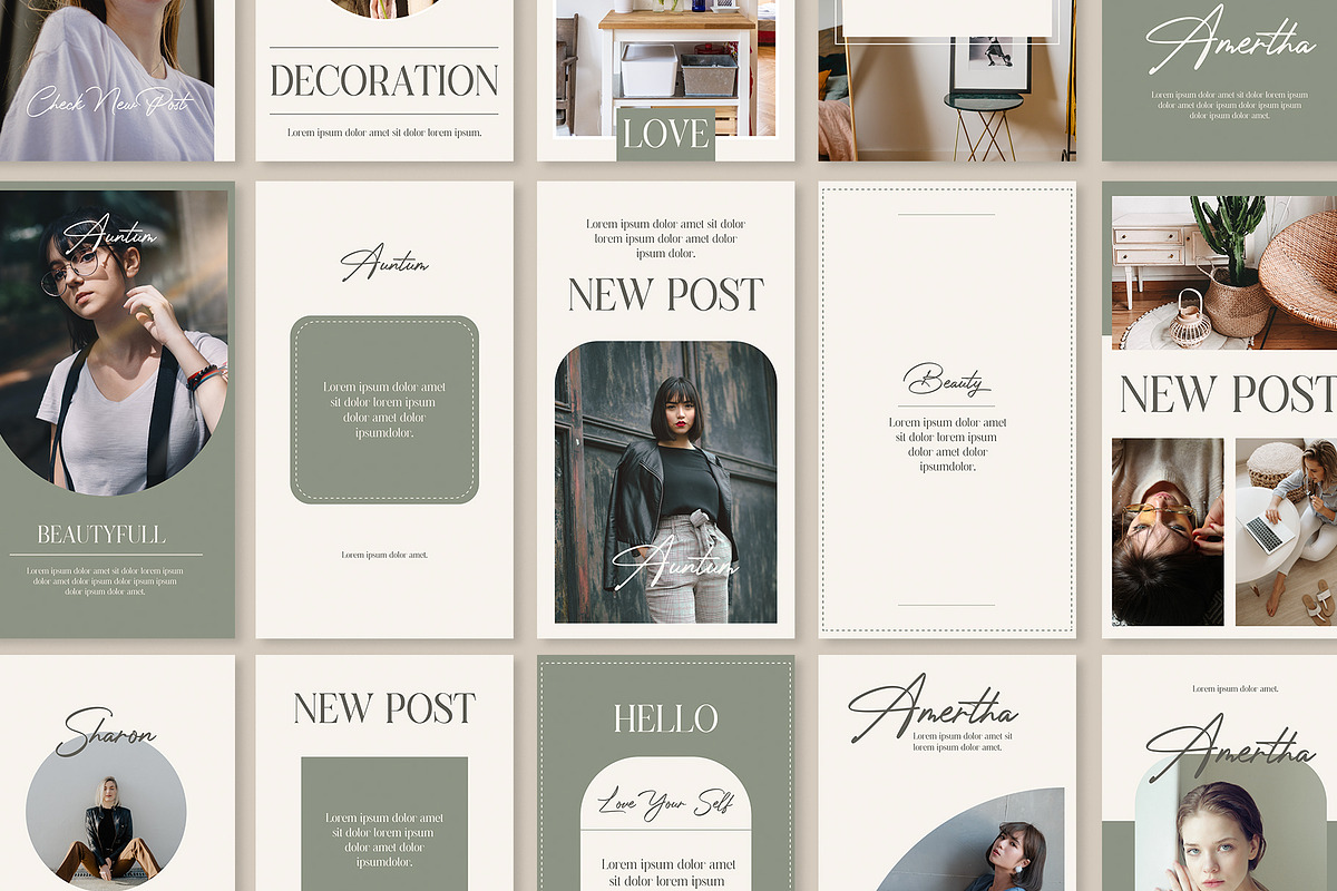 AUNTM INSTAGRAM TEMPLATE, a Social Media Template by Compaq_Creative (Photo 12 of 14)
