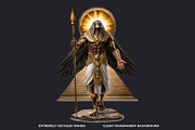 Ra Egyptian God clipart Set, a Person Illustration by ThatsDesignArt (Thumbnail 3 of 10)