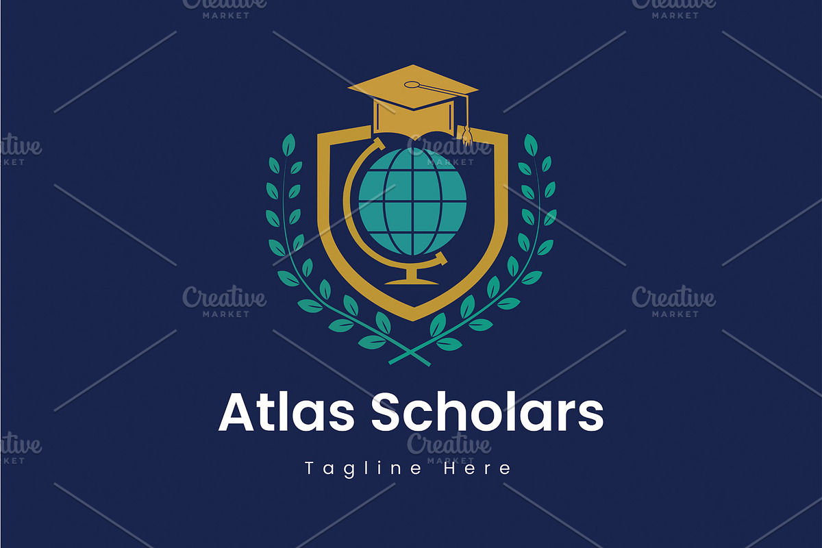 Global Education Crest Logo Design