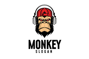 Monkey Mascot Logo