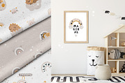 Baby dinosaur clipart & patterns, an Animal Illustration by tatiletters (Thumbnail 6 of 10)