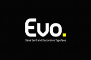 Evo - Sans & Decorative Typeface, a Font by Graphicado (Thumbnail 1 of 10)