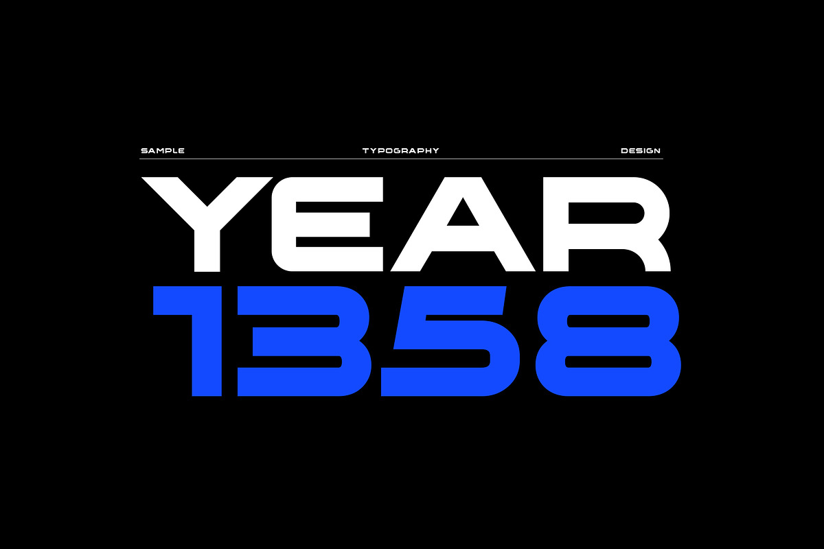 Xeriko | Futuristic Font, a Sans Serif Font by NazmulsDesign (Photo 7 of 10)