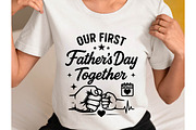Our 1St Fathers Day SVG PNG, an Object Graphic by EllaMaiyaali (Thumbnail 4 of 6)
