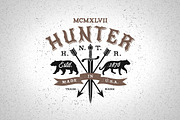 Vintage Label Hunter, a Branding & Logo Template by Ezepov (Thumbnail 1 of 2)