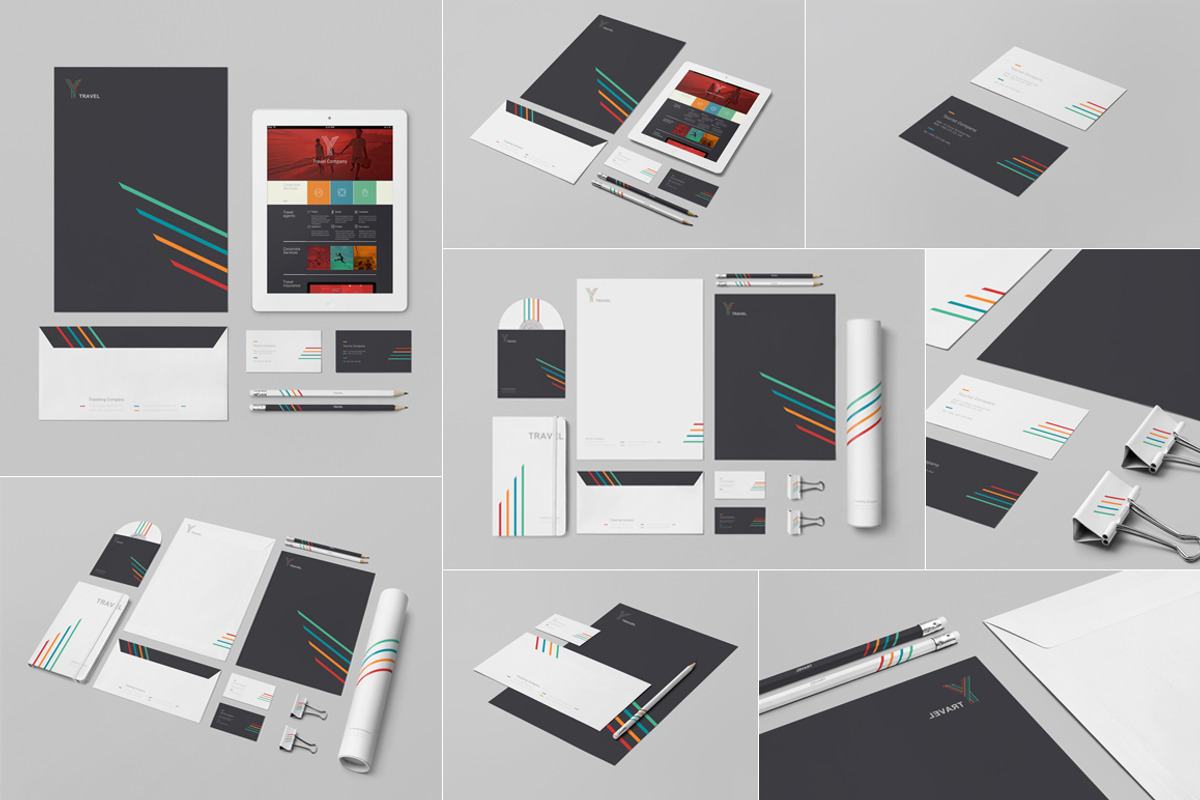 Branding Identity Mock Up, a Product Mockup by Nikolozgraphic (Photo 15 of 15)