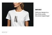Set of 8 White Tshirt Mockups, a Shirt Mockup by Mock It Up (Thumbnail 3 of 7)