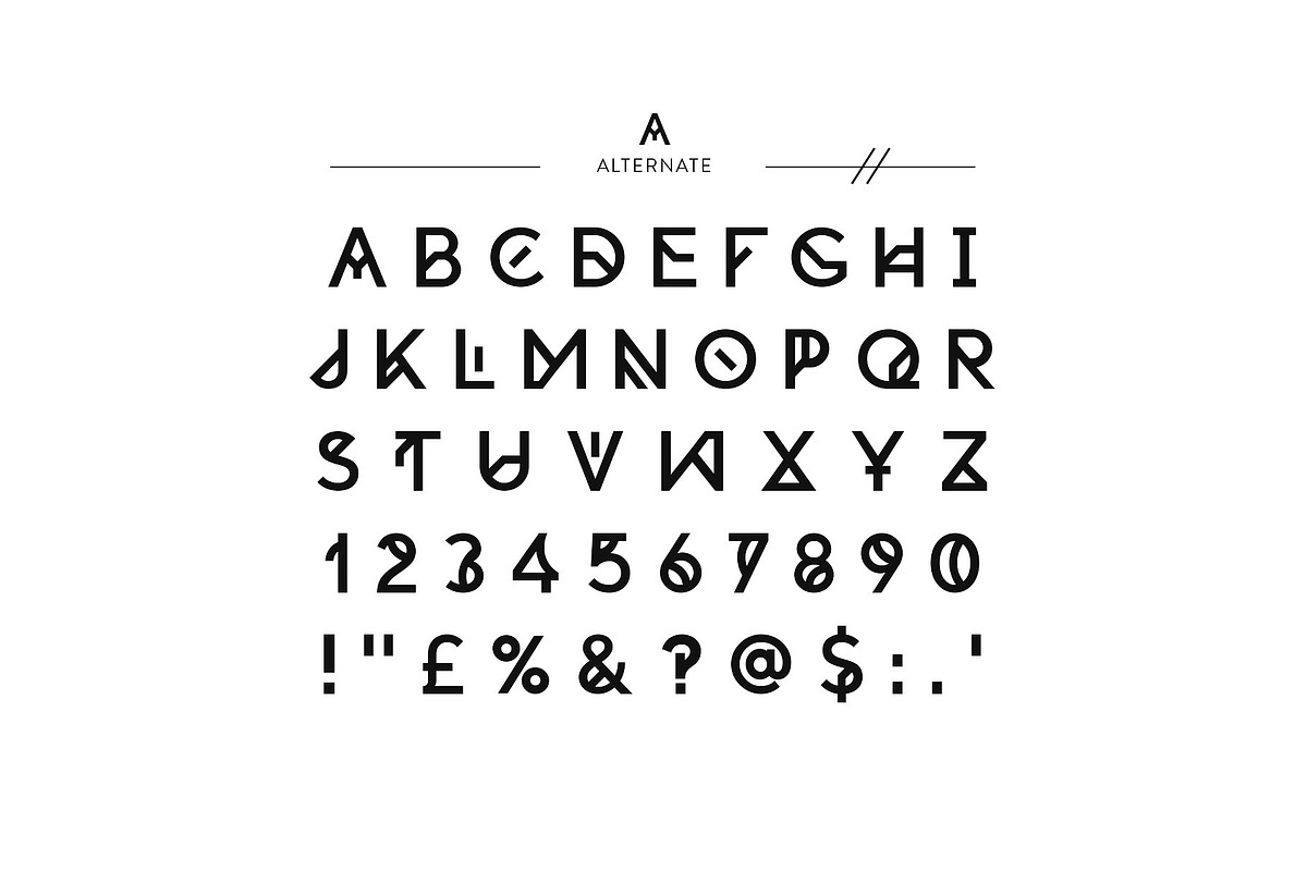 Glyph 44 | Font Bundle, a Sans Serif Font by Glyph44 (Photo 9 of 25)