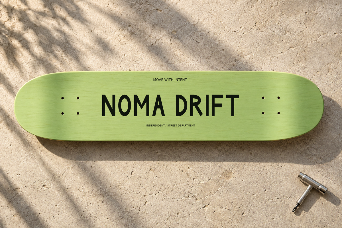 Noma Drift - Bold Condensed, a Sans Serif Font by Colorsfav (Photo 10 of 10)