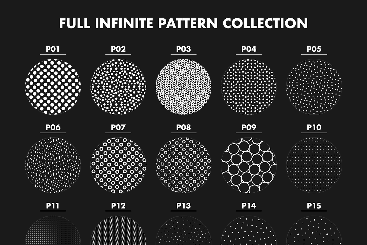 INFINITE PATTERNS Procreate Brushes preview 5