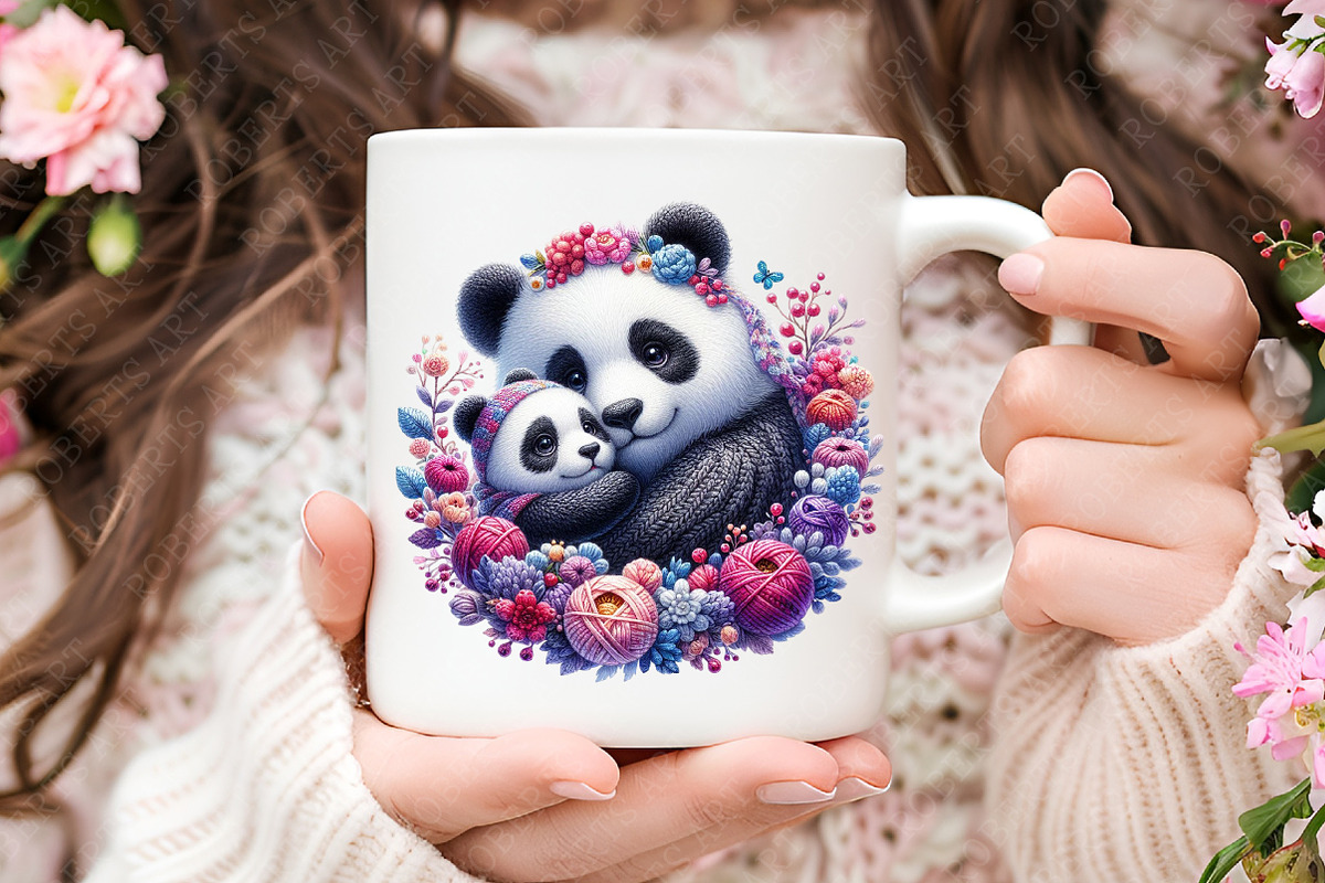 Kawaii Knitted Animals Mother's Day, an Illustration by RobertsArt (Photo 6 of 7)