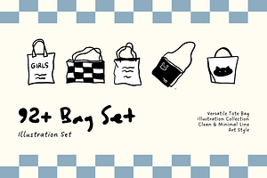92+ Minimalist Fashion Bag Set