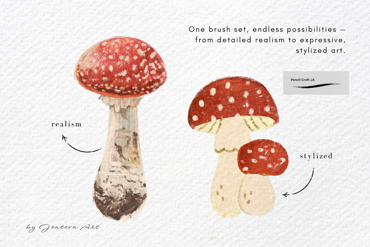 15 Procreate Color Pencils Brush Set, a Brush Add-On by Jenteva Art (Photo 9 of 16)