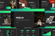 Feelix Keynote Template, a Presentation Template by GridlineType (Thumbnail 1 of 11)