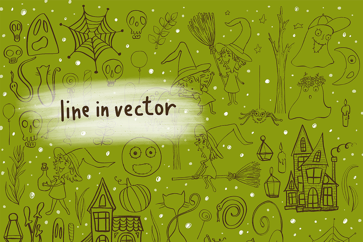 Halloween collection., a Decorative Illustration by Funny-sunny (Photo 7 of 9)