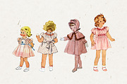 Vintage Children Clip Art, a Person Illustration by Patterns for Dessert (Thumbnail 10 of 13)