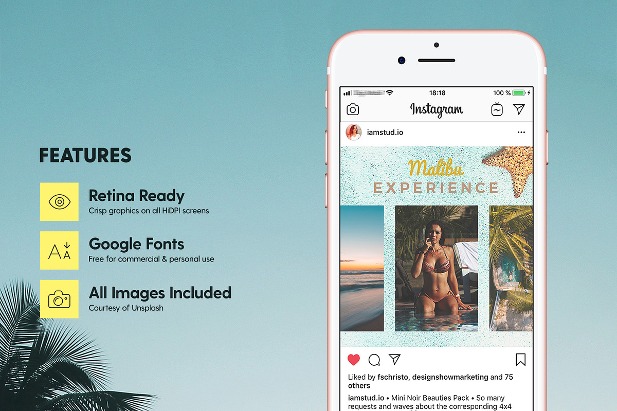 SALE 2in1 California Love Edition, a Social Media Template by The Wedding Shop (Photo 12 of 14)