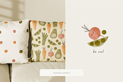 Cute cartoon watercolor vegetables, a Food Illustration by Cute And Wild (Thumbnail 2 of 7)