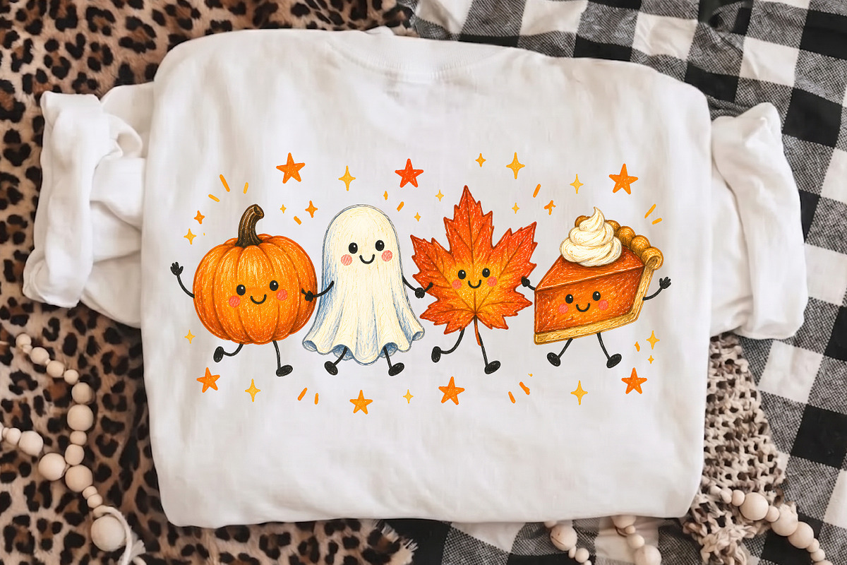 Happy Fall Doodle PNG, Cute Spooky, an Object Illustration by Libby Wishes (Photo 3 of 3)
