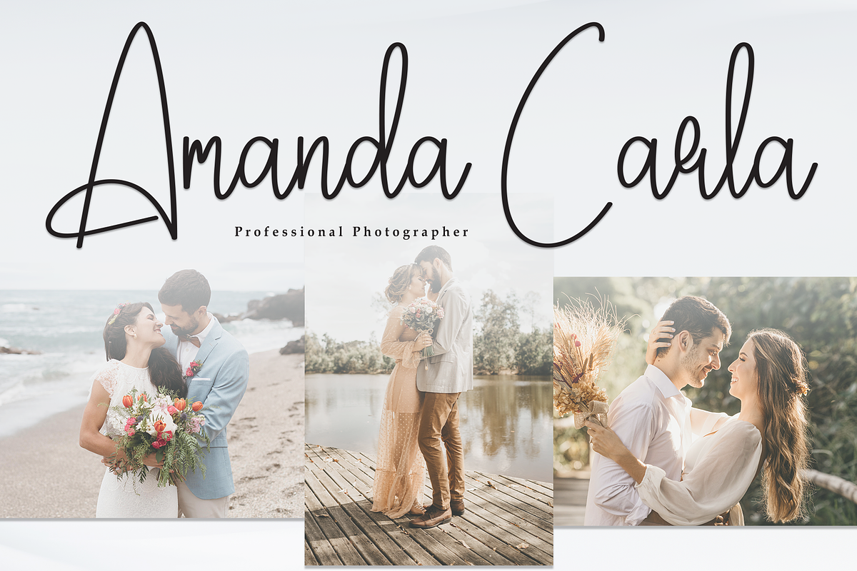 Saturday | Script Font preview 3