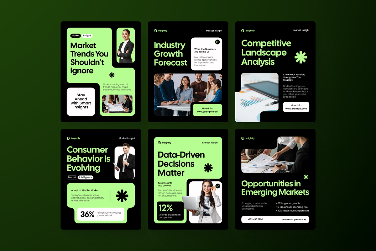 Market Insight Instagram Post, a Social Media Template by Annora Studio (Photo 5 of 6)
